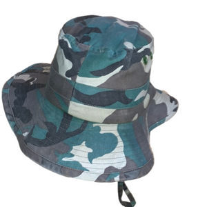 Camouflage Bucket Hat - Blue Camo